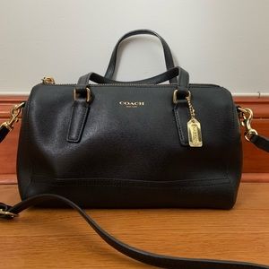 Coach black crossbody bag